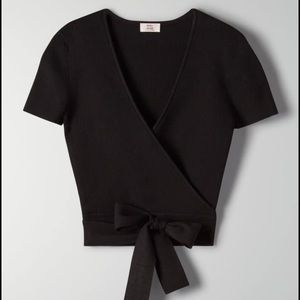 Aritzia Prunella Black Top (xs)